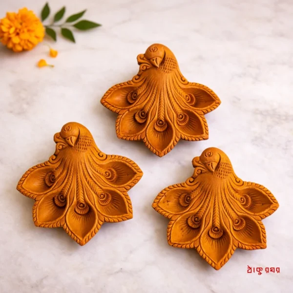 Terracotta Pancha Pradeep (Peacock Design)