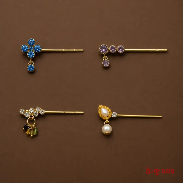 Krishna Flute (Laddu Gopal Bansuri) - Set of 4 (small)