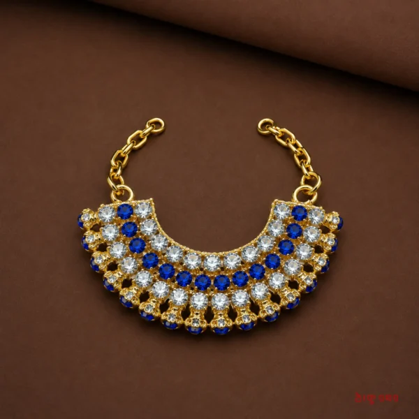 Premium Shringar Haar for Thakurji -  Royal Blue