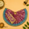Elegant Laddu Gopal dress in polyester with decorative lace – Size 6